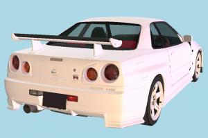 Nissan Car Nissan Skyline GTR R34 NISMO-2